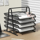 Axyaa 3-Tier Desktop File Manager and Stacking File Rack for Office Storage
