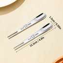 Axyaa Kids Mini Fruit Fork Set - Stainless Steel Kitchen Tableware Dessert Fork Spoon