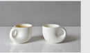 Axyaa Water Drop Design Bone  Coffee Cup & Beer Mug Set