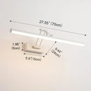 Axyaa Modern LED Wall Lamp for Room Decor, Adjustable Long Strip Mirror Light