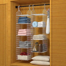 Axyaa Hanging Wardrobe Organizer Cabinets Hanger System for Clothes Storage & Handbags