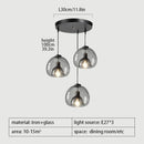 Axyaa Nordic LED Glass Pendent Lamp Modern Minimalist Restaurant Bar Exhibition