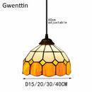 Axyaa Stained Glass Pendant Light for Home Decor and Kitchen Lighting