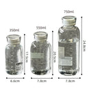 Axyaa Glass Water Bottle with Time Marker for Kids School Leakproof Drinkware