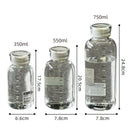 Axyaa Glass Water Bottle with Time Marker for Kids School Lunch - Leakproof & Heat Resistant