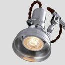 Axyaa Chrome Metal Long Arm Desk Light Adjustable Angle For Bedroom Table Reading.