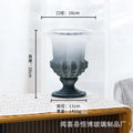 Axyaa High Glass Vase Flowers Arrangement Hydroponic Art Ornament Craft