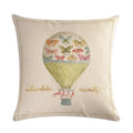 Axyaa Spring Paris Bird Flower Pillowcase Set for 45x45 Cm Pillows
