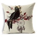 Axyaa Linen Cushion Cover 45x45cm - Stylish Decor for Sofa and Bed