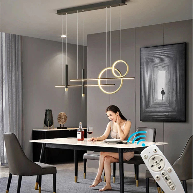 Axya Nordic Pendant Lights for Living Room Dining Kitchen Chandelier Home Decoration