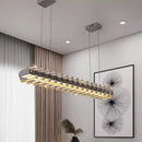 Luxury Axyaa Crystal Pendant Light for Restaurant, Bar, and Sales Office