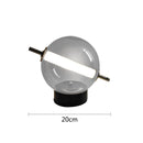 Axyaa Round Ball Glass Table Lamp for Home Decor, Restaurant, Study, Living Room