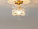 Axyaa Modern Glass Shade Ceiling Lights with E27 Holder