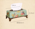 Axyaa Retro Tissue Box - Home Living Room Decor, Creative Napkin Paper Desktop Decoration