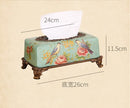 Axyaa Retro Tissue Box - Home Living Room Decor, Creative Napkin Paper Desktop Decoration