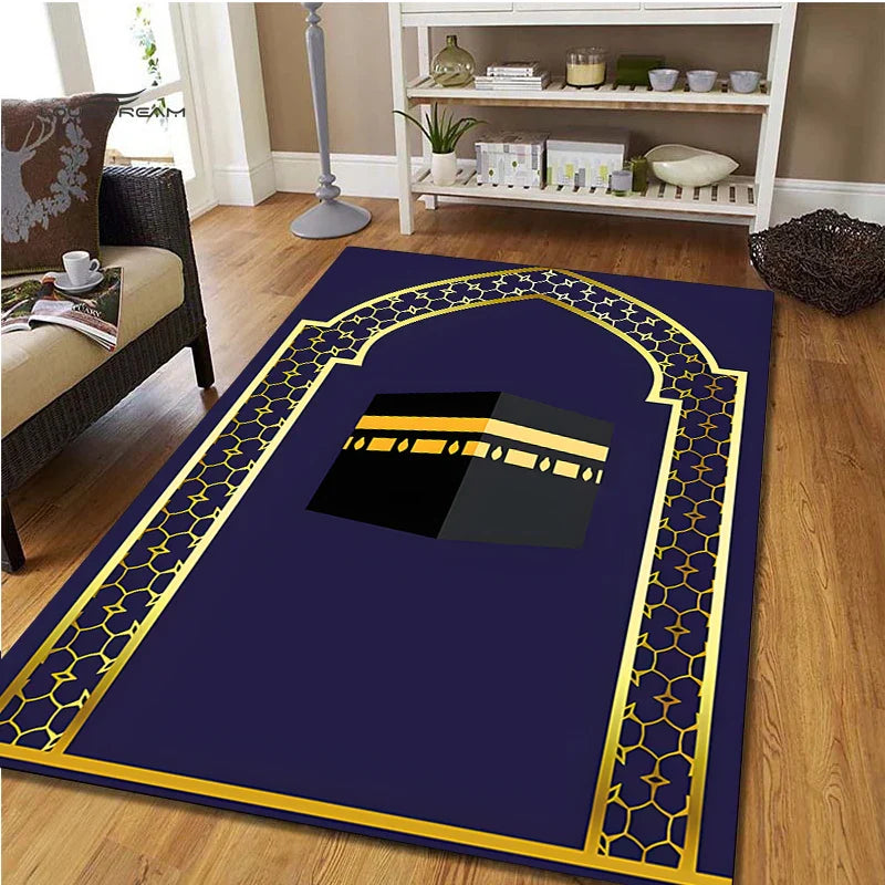 Axyaa Muslim Prayer Non-slip Carpet Room Mat for Kitchen Bathroom Floor
