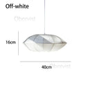 Axyaa Japanese Lantern Pendant Light: Traditional Fabric Hang Lamp for Bedroom, Living Room, Restaurant