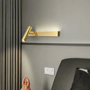 Axyaa Gold Copper LED Wall Light Modern Bedroom Living Room Decor Reading Lamps