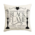 Halloween Ghost Pillowcase by Axyaa - Sofa Decor Throw Pillow Cover