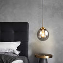 Axyaa Nordic Glass Ball Chandelier for Home Decor Lighting Fixtures