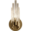 Axyaa Gold Metal Glass Wall Sconce E14 Bulb Modern Bedroom Dining Room Lamp