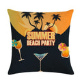 Axyaa Printed Linen Pillowcase 45*45cm for Sofa Chair Decoration