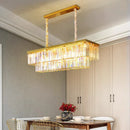 Axyaa Crystal Chandelier Pendant Light for Luxury Living Room and Dining Room