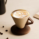 Axyaa Vintage Latte Coffee Cup and Saucer Set for Exquisite Afternoon Tea or Coffee