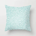 Modern Geometry Print Pillow Case for Home Decor by Axyaa - Mint Green Pillow Cover