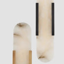 Axyaa Marble LED Sconce: Modern Stone Wall Light for Home, Hotel, Bathroom
