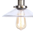 Axyaa Industrial LED Wall Light Clear Glass Vintage Adjustable Long Arm Fixtures