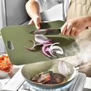 Axyaa Food Grade PP Cutting Boards Set - Kitchen Chopping Mats for Fruit, Meat & More