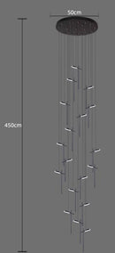 Axyaa Modern Indoor Pendant Lights LED Chandelier Decorative Ceiling Lamp
