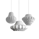 Axyaa Designer Silk Pendant Lamp: Elegant LED Lighting for Dining Room & Kitchen Island