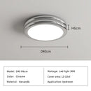 Axyaa Modern Minimalist Round LED Ceiling Lights in Black