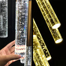 Axyaa Crystal LED Chandelier: Modern Nordic Minimalist Indoor Lighting