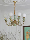 Axyaa Nordic Cream Chandelier for Bedroom Living Room Dining Room