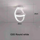 Axyaa Modern LED Ceiling Light Rings Indoor Lighting Fixture for Hallways and Aisles