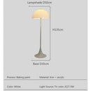 Axyaa Modern Mushroom LED Table Lamp - White Metal Minimalist Decor