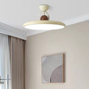 Axyaa Bauhaus Style LED Ceiling Light with Eye Protection Cream Finish