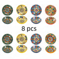 Axyaa Ceramic Flavor Saucer Set for Sauces, BBQ, Hot Pot, Snacks, Vinegar