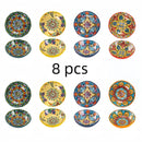 Axyaa Ceramic Flavor Saucer Set for Sauces, BBQ, Hot Pot, Snacks, Vinegar