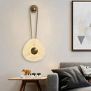 Axyaa Minimalist Paperclip Wall Lamp, Embossed Acrylic Light for Bedroom & Living Room