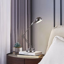 Axyaa Silver Desk Lamp: Romantic Classic Nordic LED Table Lamp for Modern Home Decor