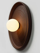 Axyaa Round Glass Shade Wall Light for Minimalist Living