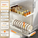 Axyaa Bowl & Plate Storage Rack: Drawer-Type Dish Rack & Draining Box