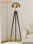 Axyaa Gold Triangle Iron Frame Table Lamp - Retro Modern Decorative Desk Lamp