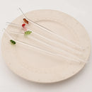 Axyaa Glass Straw Set: Reusable, Heat-Resistant, Cocktail & Juice Bar Accessories