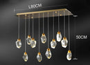 Axyaa Luxury Crystal Chandelier for Living Room, Dining, and Bedroom