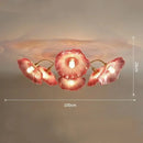 Axyaa Nordic Lotus Glass Pendant Lamp for Modern Luxury Interiors